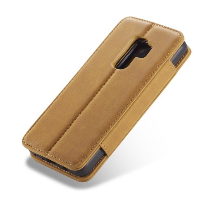 Caseme - Samsung Galaxy S9 Plus Hülle - Case aus Leder - mit abnehmbarem Backcover - braun
