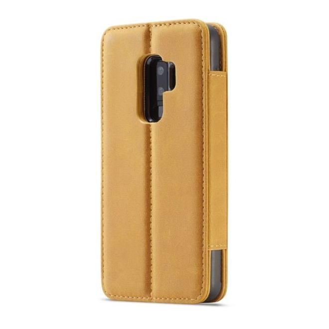 Caseme - Samsung Galaxy S9 Plus Hülle - Case aus Leder - mit abnehmbarem Backcover - braun
