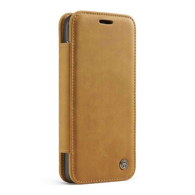 Caseme - Samsung Galaxy S9 Plus Hülle - Case aus Leder - mit abnehmbarem Backcover - braun