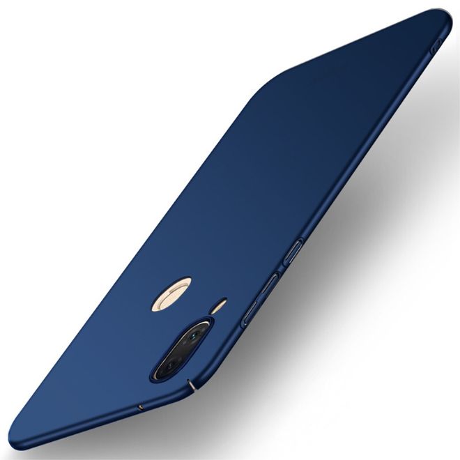 Mofi - Huawei P20 Lite Handyhülle - Schlanke Hülle aus Hartplastik - Shield Series - blau
