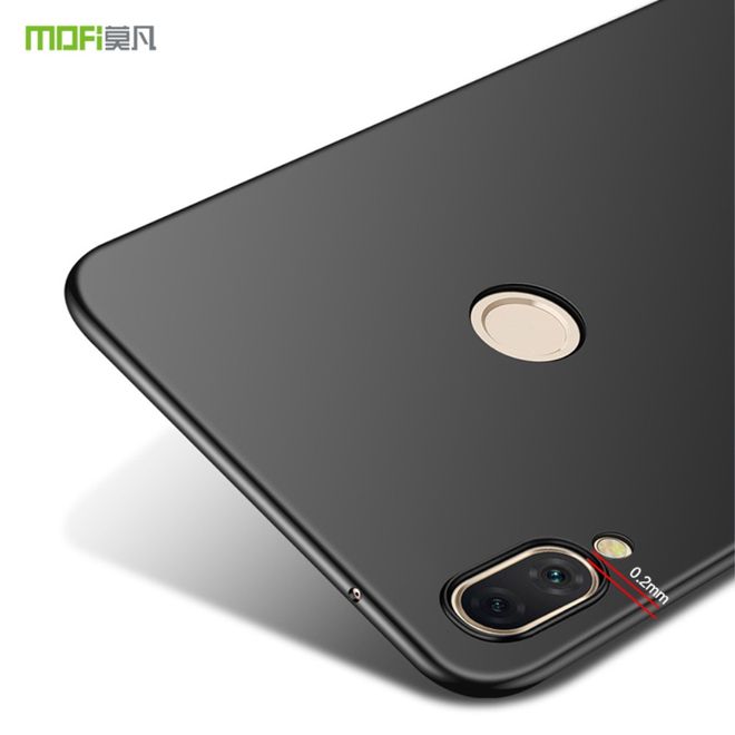 Mofi - Huawei P20 Lite Handyhülle - Schlanke Hülle aus Hartplastik - Shield Series - schwarz