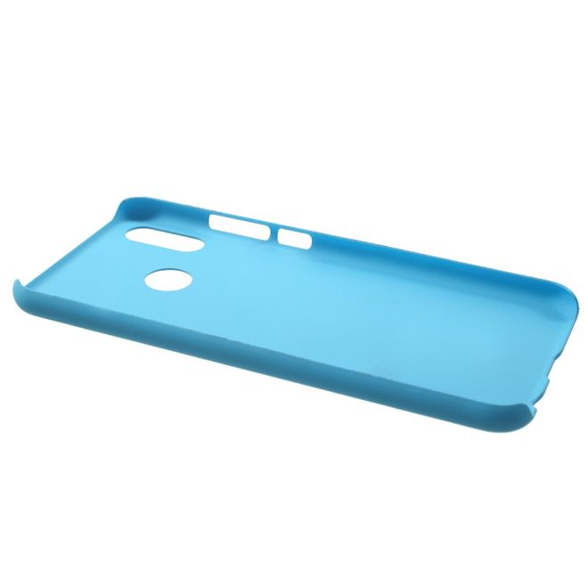 Huawei P20 Lite Handy Hülle - Gummiertes Case aus Hartplastik - hellblau