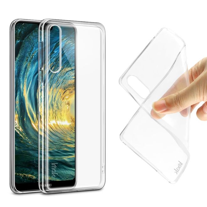 Imak - Huawei P20 Pro Handy Hülle - Cover aus Plastik - inklusive Schutzfolie - Stealth Series - transparent