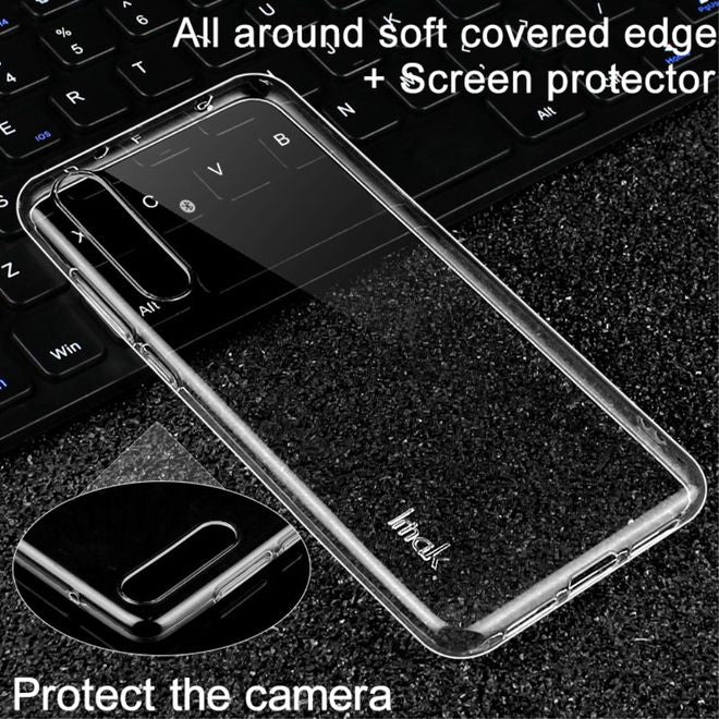 Imak - Huawei P20 Pro Handy Hülle - Cover aus Plastik - inklusive Schutzfolie - Stealth Series - transparent