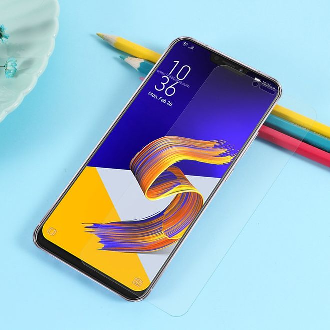 Asus Zenfone 5Z (ZS620KL) Schutzglas - Displayschutz aus gehärtetem Glas - Full Coverage - transparent