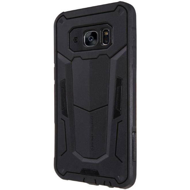 Nillkin - Samsung Galaxy S7 Edge Handy Case - Robuste Plastik Hülle - Defender Series - schwarz
