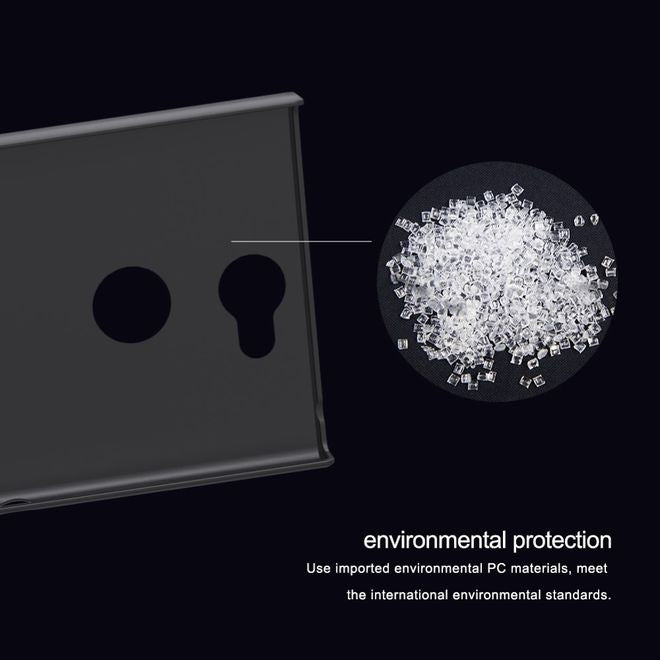 Nillkin - Sony Xperia XA2 Hülle - Plastik Case - Super Frosted Shield Series - schwarz