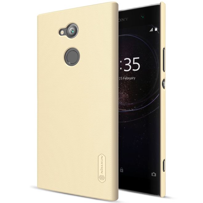 Nillkin - Sony Xperia XA2 Ultra Hülle - Plastik Case - Super Frosted Shield Series - gold