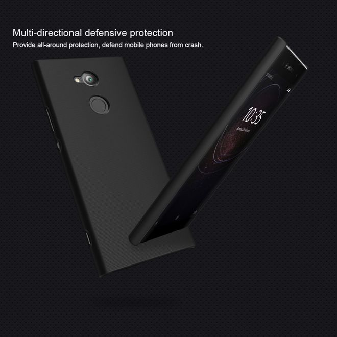 Nillkin - Sony Xperia XA2 Ultra Hülle - Plastik Case - Super Frosted Shield Series - rot