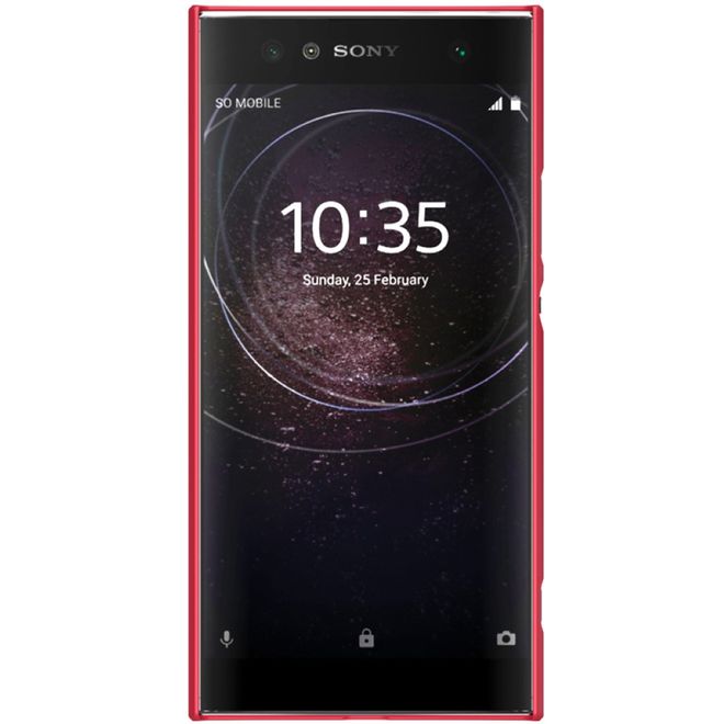 Nillkin - Sony Xperia XA2 Ultra Hülle - Plastik Case - Super Frosted Shield Series - rot