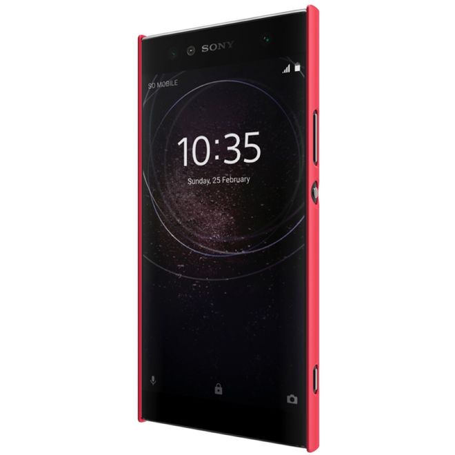 Nillkin - Sony Xperia XA2 Ultra Hülle - Plastik Case - Super Frosted Shield Series - rot