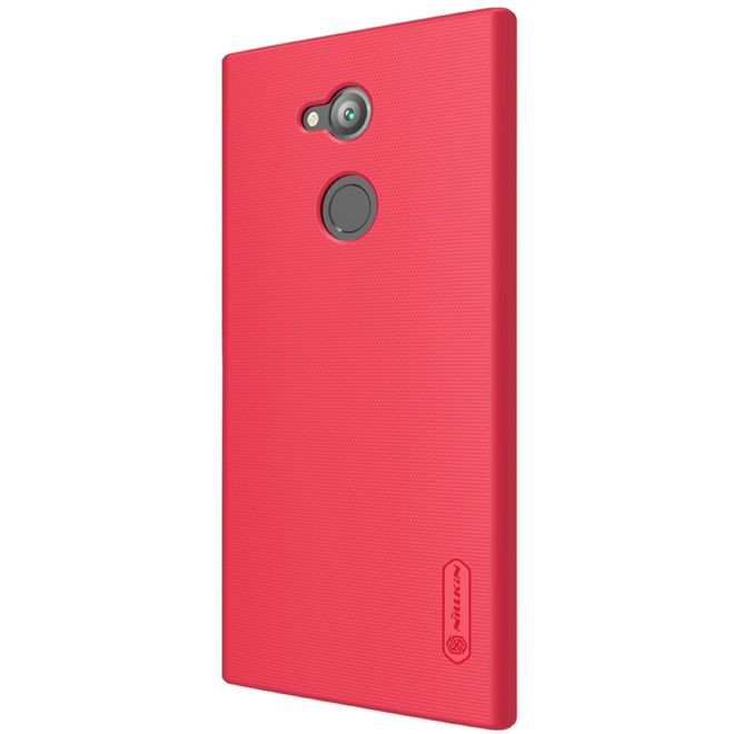 Nillkin - Sony Xperia XA2 Ultra Hülle - Plastik Case - Super Frosted Shield Series - rot
