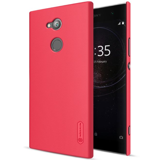Nillkin - Sony Xperia XA2 Ultra Hülle - Plastik Case - Super Frosted Shield Series - rot