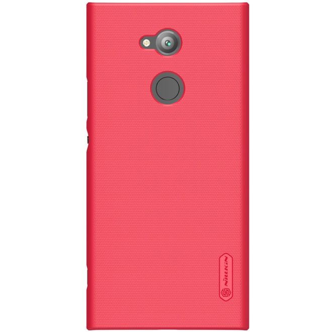 Nillkin - Sony Xperia XA2 Ultra Hülle - Plastik Case - Super Frosted Shield Series - rot