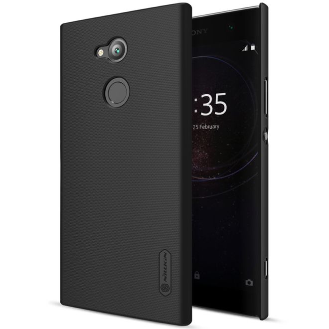 Nillkin - Sony Xperia XA2 Ultra Hülle - Plastik Case - Super Frosted Shield Series - schwarz