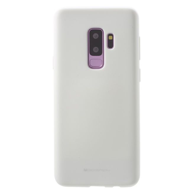 Goospery - Samsung Galaxy S9 Plus Handy Cover - TPU Soft Case - SF Jelly Series - weiss