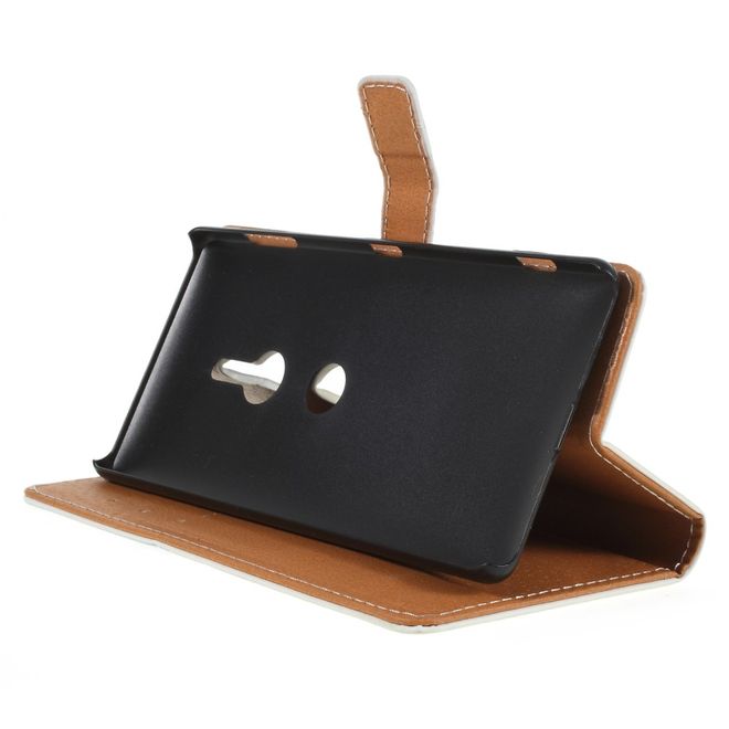 Sony Xperia XZ2 Handy Hülle - Leder Bookcover - Mini Eiffelturm