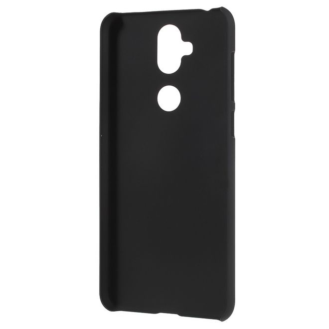 Asus Zenfone 5 Lite (ZC600KL) Handy Hülle - Gummiertes Case aus Hartplastik - schwarz