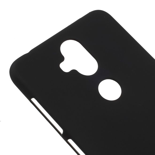 Asus Zenfone 5 Lite (ZC600KL) Handy Hülle - Gummiertes Case aus Hartplastik - schwarz