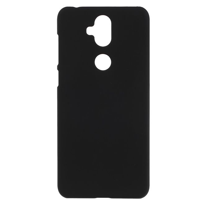 Asus Zenfone 5 Lite (ZC600KL) Handy Hülle - Gummiertes Case aus Hartplastik - schwarz