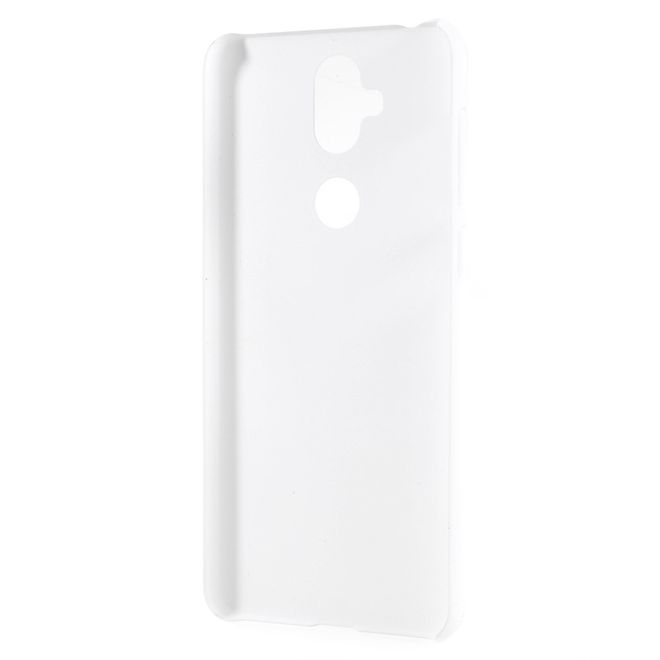 Asus Zenfone 5 Lite (ZC600KL) Handy Hülle - Gummiertes Case aus Hartplastik - weiss
