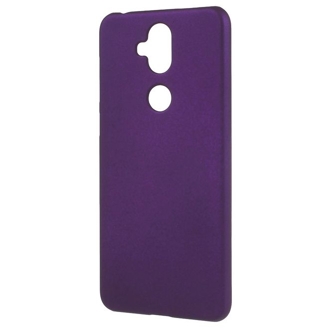 Asus Zenfone 5 Lite (ZC600KL) Handy Hülle - Gummiertes Case aus Hartplastik - purpur