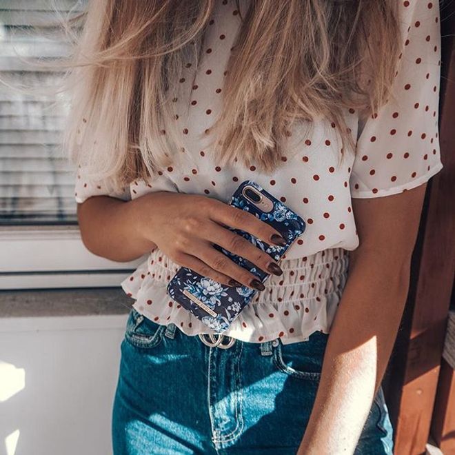 iDeal of Sweden - iPhone 8 Plus / 7 Plus Hülle - Printed Case - Sailor Blue Bloom