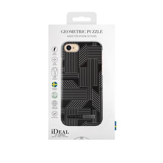 iDeal of Sweden - iPhone SE (2022) / SE (2020) / 8 / 7 Hülle - Printed Case - Geometric Puzzle