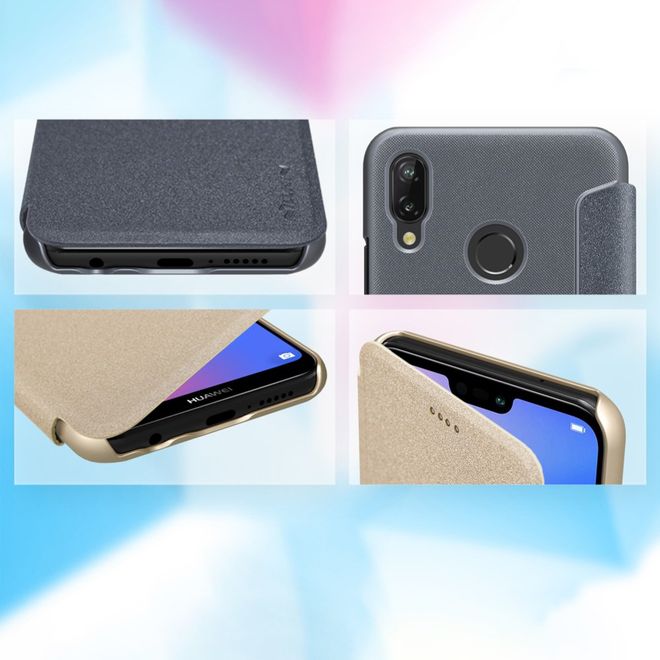 Nillkin - Huawei P20 Lite Case - Leder Hülle - Sparkle Series - gold