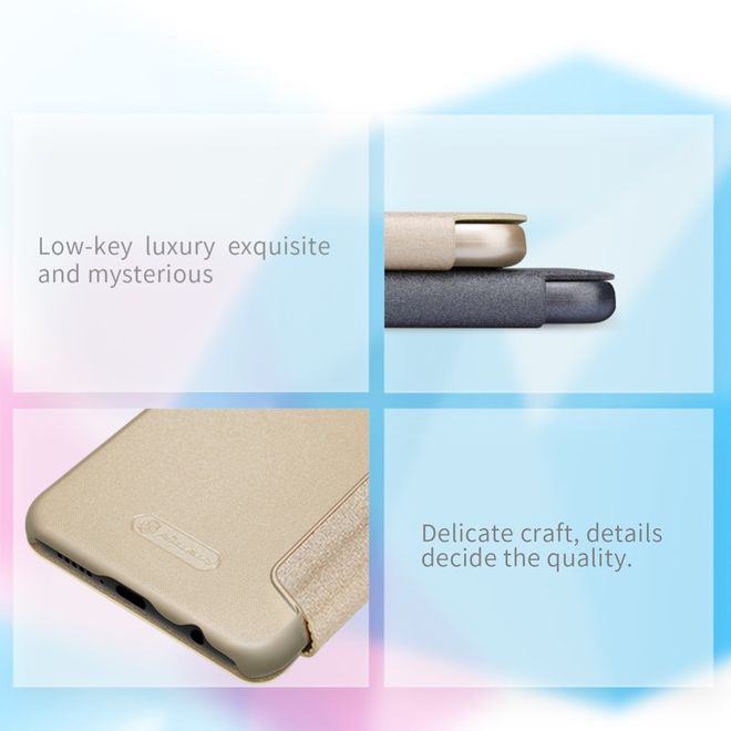 Nillkin - Huawei P20 Lite Case - Leder Hülle - Sparkle Series - gold