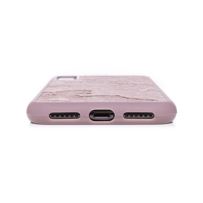 WOODCESSORIES - iPhone SE (2022) / SE (2020) / 8 / 7 Hülle - Stone Series - Canyon Red