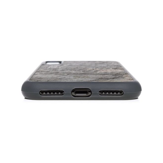 WOODCESSORIES - iPhone 8 Plus / 7 Plus Hülle - Stone Series - Volcano Black