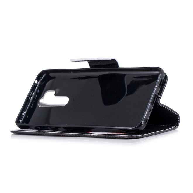 Étui pour LG G7 ThinQ - Étui en cuir - avec fonction support - Va te faire foutre