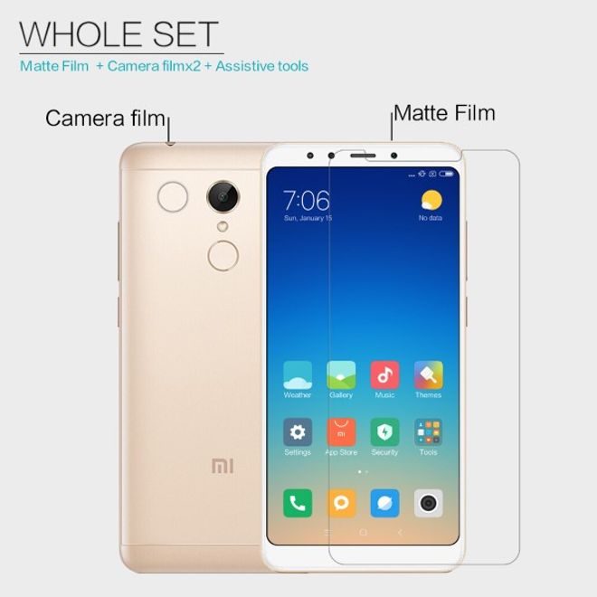 Nillkin - Xiaomi Redmi 5 Display Schutzfolie - Matt Anti-Glare - Matte Whole Set Series