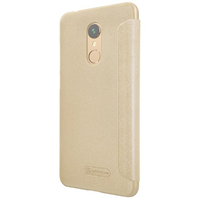 Nillkin - Xiaomi Redmi 5 Case - Leder Hülle - Sparkle Series - gold
