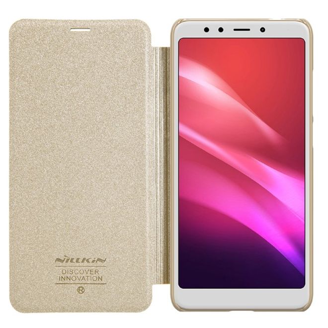 Nillkin - Xiaomi Redmi 5 Case - Leder Hülle - Sparkle Series - gold