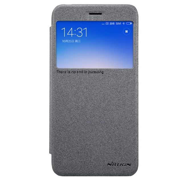 Nillkin - Xiaomi Redmi 5A Case - Leder Hülle - Sparkle Series - schwarz