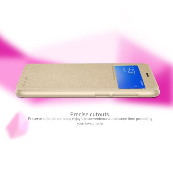 Nillkin - Xiaomi Redmi 5A Case - Leder Hülle - Sparkle Series - gold