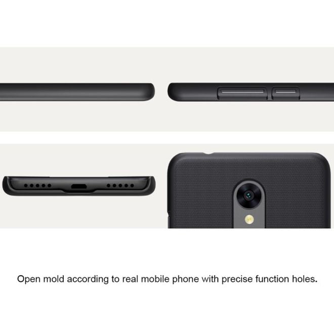 Nillkin - Xiaomi Redmi 5 Hülle - Plastik Case - Super Frosted Shield Series - schwarz