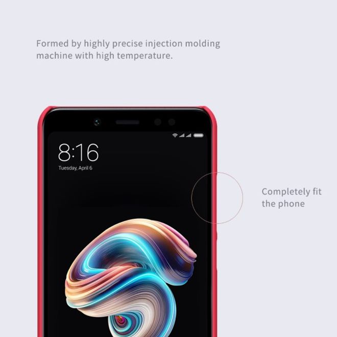 Nillkin - Xiaomi Redmi Note 5 Pro Hülle - Plastik Case - Super Frosted Shield Series - schwarz