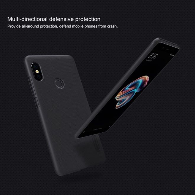 Nillkin - Xiaomi Redmi Note 5 Pro Hülle - Plastik Case - Super Frosted Shield Series - schwarz