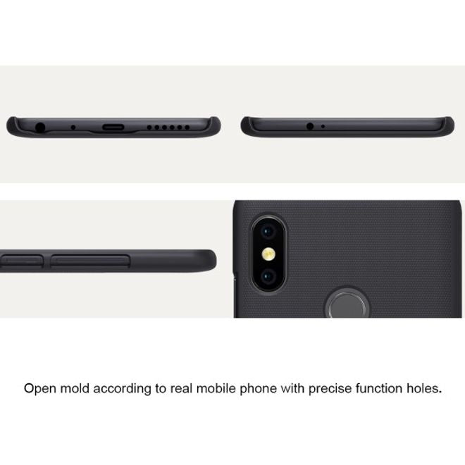 Nillkin - Xiaomi Redmi Note 5 Pro Hülle - Plastik Case - Super Frosted Shield Series - schwarz
