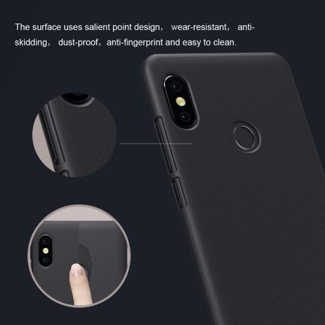Nillkin - Xiaomi Redmi Note 5 Pro Hülle - Plastik Case - Super Frosted Shield Series - schwarz
