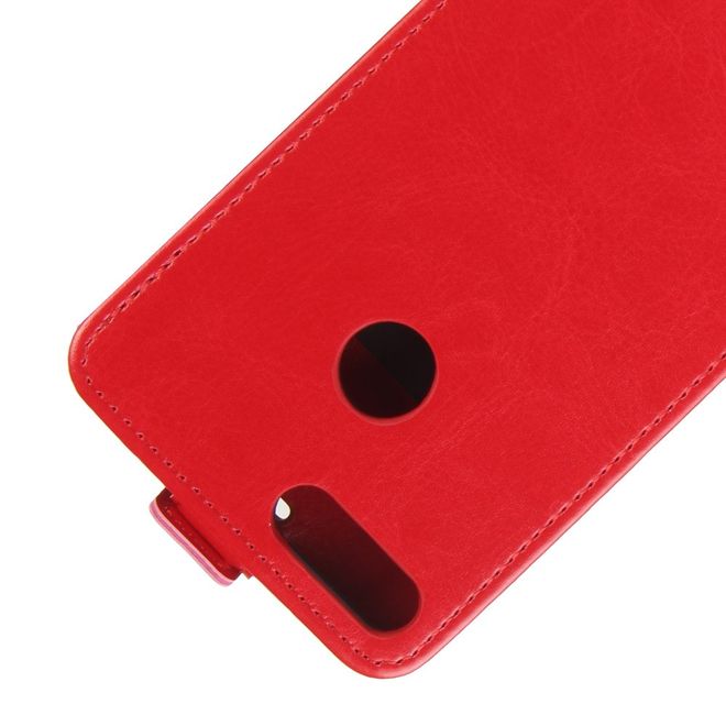 Huawei Honor 9 Lite Handy Hülle - Crazy Horse Flip Leder Series Case - rot
