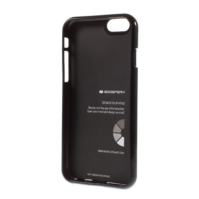 Goospery - HTC Desire 12 Handy Hülle - TPU Soft Case - Pearl Jelly Series - schwarz