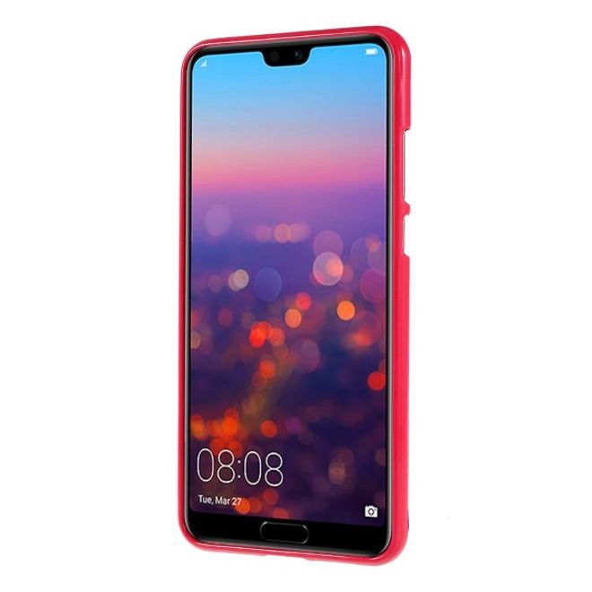 Goospery - Huawei P20 Handy Hülle - TPU Soft Case - Pearl Jelly Series - rosa