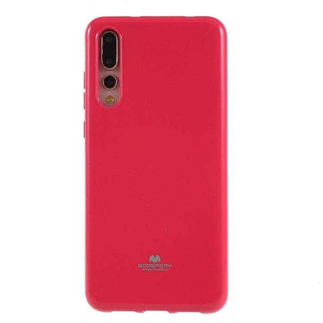 Goospery - Huawei P20 Pro Handy Hülle - TPU Soft Case - Pearl Jelly Series - rosa
