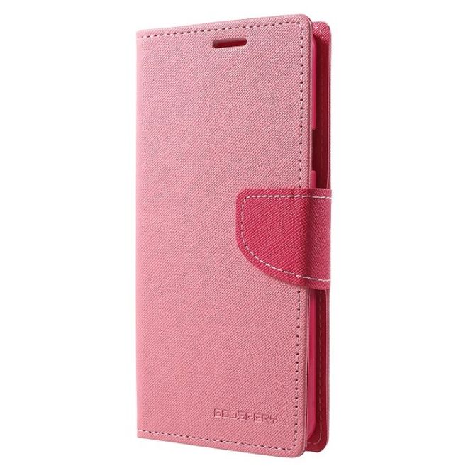 Goospery - LG G7 ThinQ Hülle - Handy Bookcover - Fancy Diary Series - rosa/pink