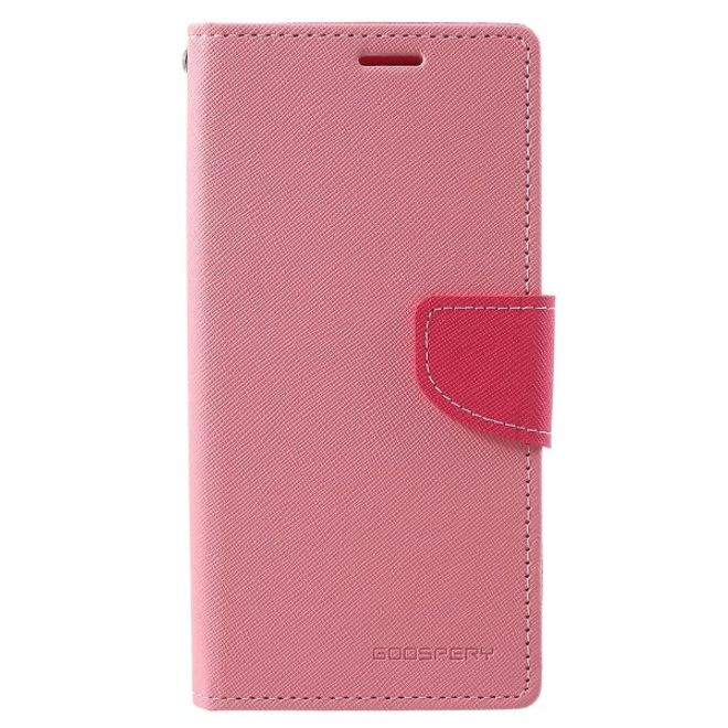 Goospery - LG G7 ThinQ Hülle - Handy Bookcover - Fancy Diary Series - rosa/pink