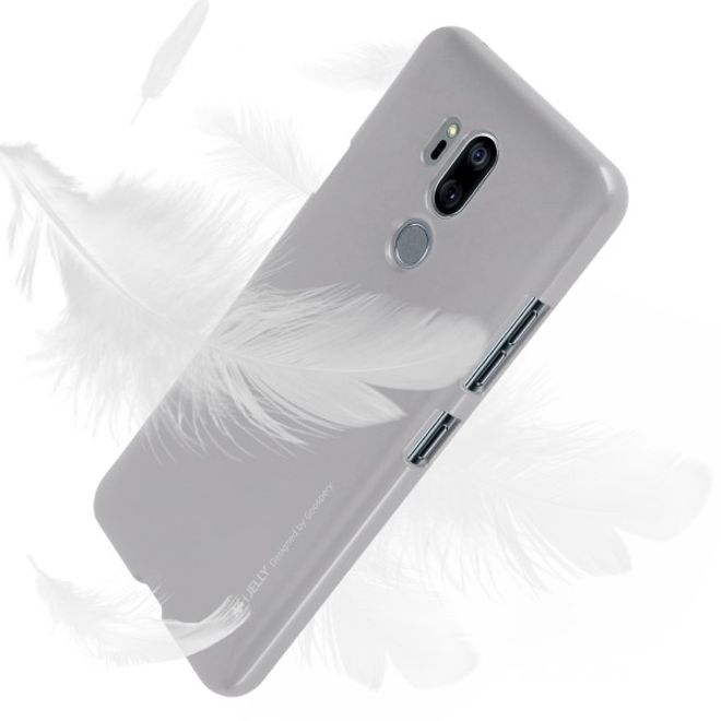 Goospery - Handy Hülle für LG G7 ThinQ - TPU Soft Case - i Jelly Metal Series - grau